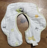 十月结晶花边围嘴3条8层加厚0-2岁口水巾婴幼儿宝宝围脖吃饭围兜 27*8cm 实拍图