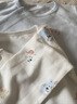 童泰新生儿半背衣婴儿衣服四季0-3个月初生宝宝纯棉上衣和尚服2件装 蓝色(50S精梳棉) 59 码(建议1-3个月身高55-60cm) 实拍图