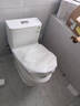 九牧（JOMOO）马桶 家用虹吸式马桶大冲力节水坐便器 防臭瞬冲 易洁抗菌马桶 行业爆款-升级无棱内壁11370-305坑 实拍图