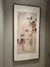 萱木堂新中式玄关装饰画走廊过道书房茶室挂画餐厅入户壁画正对门高档 事事如意（胡桃木圆角框） 成品宽60cm*高120cm 实拍图