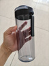 米家便携tritan水杯 大容量运动塑料杯子 耐高温男女士茶杯 600mL黑色 实拍图