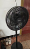美的（Midea）电风扇落地扇台扇家用大风量电扇宿舍轻音低噪台式桌面两用节能 【七叶强风  台地两用】曜石黑SAF30AB 实拍图
