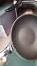 炊大皇（COOKER KING） 炒锅不粘锅炒菜锅无油烟无烟家用电磁炉明火通用菜锅 无油烟 魔力不粘 32cm 实拍图