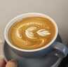 SIMELO施美乐陶瓷咖啡杯 拉花杯 拿铁杯 大口径杯碟套装 蓝山白 实拍图
