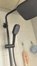 京东京造钢琴师琴键枪灰恒温淋浴花洒全套装一体全铜四功能 实拍图