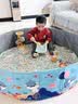 活石（LIVING STONES）儿童沙池玩具套装家庭游乐场沙子在家玩围栏套装仿陶瓷沙六一礼物 实拍图