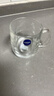 乐美雅玻璃杯咖啡杯耐热微波炉可用耐高温泡茶杯钢化把杯380ml*2 实拍图