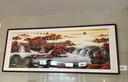 迅典国画山水画鸿运当头挂画客厅装饰画办公室字画风水画沙发背景墙画 A款【鸿运当头】 实木带框123*63CM(有机玻璃） 实拍图