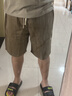 马登工装法式卡其色纯棉运动短裤男帆布休闲直筒五分裤男士夏季 卡其色 【男士裤子夏季薄款/中裤/美式短裤】 XL 实拍图