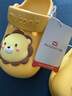 牧童儿童拖鞋夏男宝宝洞洞鞋软底女童卡通洗澡婴幼儿家居鞋奶狮黄170 实拍图