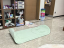 京东京造 跳绳垫瑜伽垫室内健身垫TPE瑜伽垫跳操垫运动隔音减震防滑垫绿 实拍图