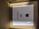 普联（TP-LINK） TL-AP302I-PoE薄款(方) 300M无线86型面板式AP 企业级酒店别墅全屋wifi接入 POE供电 AC管理 实拍图