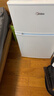 美的（Midea）88L两门小冰箱白色迷你冰箱租房宿舍办公室小型家用双温可冷冻冷藏节能BCD-88CM 实拍图