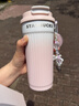 星巴克（Starbucks）粉白渐变双饮口不锈钢咖啡杯470ml保温保冷水杯杯子男女神礼物 实拍图