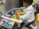 星涯优品儿童玩具积木桌大颗粒多功能游戏学习桌拼装男女孩3-10岁生日礼物 实拍图