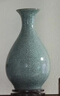 傲世景德镇陶瓷器仿古中式花瓶工艺品客厅摆件艺术品玄关博古架装饰品 仿古裂纹赏瓶+底座+证书 实拍图