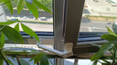 贝得力儿童安全推拉窗移门窗户安全卡扣防风防坠落锁窗户限位固定器1套 实拍图