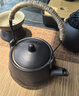 京东京造 茶具整套 功夫茶具陶瓷套装茶壶茶杯茶盘【黑陶提梁壶】 12件套  实拍图