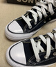 匡威（Converse）ALL star  常青款男鞋女鞋经典休闲鞋情侣鞋高帮帆布鞋板鞋学生鞋 101010 经典高帮 35 /3 实拍图