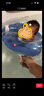 swimbobo婴儿游泳圈脖圈0-5个月新生儿游泳脖圈婴儿洗澡颈圈蓝色BO1002M 实拍图