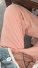 嫚熙（EMXEE）嫚熙春夏薄款纯棉月子服孕妇哺乳睡衣产后产妇家居服 猫咪款粉色【两件套-带哺乳口】 L【合适120-145斤 Supima棉】 实拍图