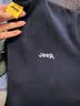 JEEP吉普卫衣男秋冬季宽松长袖T恤男士打底衫衣服男装 深蓝加绒 L 实拍图