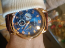 沃凯全自动机芯械男士手表高档日历石英表男款潮流时尚手表男名表 时尚款蓝面 实拍图