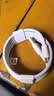 华为原装6A数据线 USB Type-A转USB Type-C/1m线长/支持66W（11V6A）充电 白色CC790 实拍图