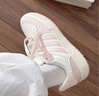 adidas ENTRAP美式校园风运动少年感复古篮球风板鞋男女阿迪达斯   白色/粉色   37 实拍图