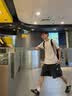 卡帕（Kappa）背靠背2026新款夏季男士短袖跑步运动t恤女半袖上衣男K0E32TD70D 漂白-001 XL （尺码推荐适合180/100A） 实拍图