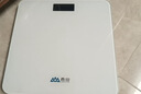 香山 体重秤 电子秤人体家用健康秤高精度  高清LCD显示 云白 Type-C充电款 实拍图