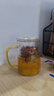 雅集玻璃杯筑铭杯茶杯泡茶杯带过滤木盖喝水杯子玻璃杯男士办公杯 实拍图