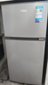 美的（Midea）112L两门小冰箱灰色双温小冰箱迷你家用宿舍租房灵活摆放节能低音深冷速冻 BCD-112CM 实拍图