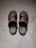 意尔康凉鞋男真皮软底透气户外休闲两用沙滩鞋男士凉鞋 61881W 棕色 41 实拍图