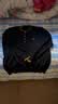 罗蒙高端桑蚕丝长袖T恤女大码洋气减龄妈妈上衣春装圆领针织打底小衫 高档品牌藏青+女装十大品牌 3XL 【145-160斤】 实拍图