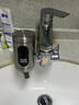 奥克斯（AUX）电热水龙头热水器免安装即热速热接驳款厨卫两用加热水龙头 【免安装恒温款】不锈钢+漏保+送万向喷头+可调温 实拍图