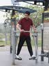 迪桑特（DESCENTE）TRAINING男士TOYOBO吸湿速干防晒UPF50+短袖POLO衫夏季新款 DR-深红色 XL (180/100A) 实拍图