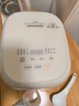 美的（Midea）小碧玉电饭煲2-3人3升0氟陶瓷白玉内胆家用电煮锅煲汤煮粥智能预约多功能一锅多用微压电饭锅RE360 实拍图