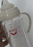 爱得利（evorie）吸管奶瓶1-3岁直饮杯 婴儿玻璃12个月以上300ml带手柄重力球 实拍图