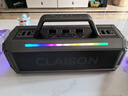 CLAISON【柏林之声】蓝牙音箱高音质音响话筒一体自带声卡广场舞家庭KTV套装户外K歌便携式大功率低音炮 灰色【双话筒】300W丨震撼音效 实拍图