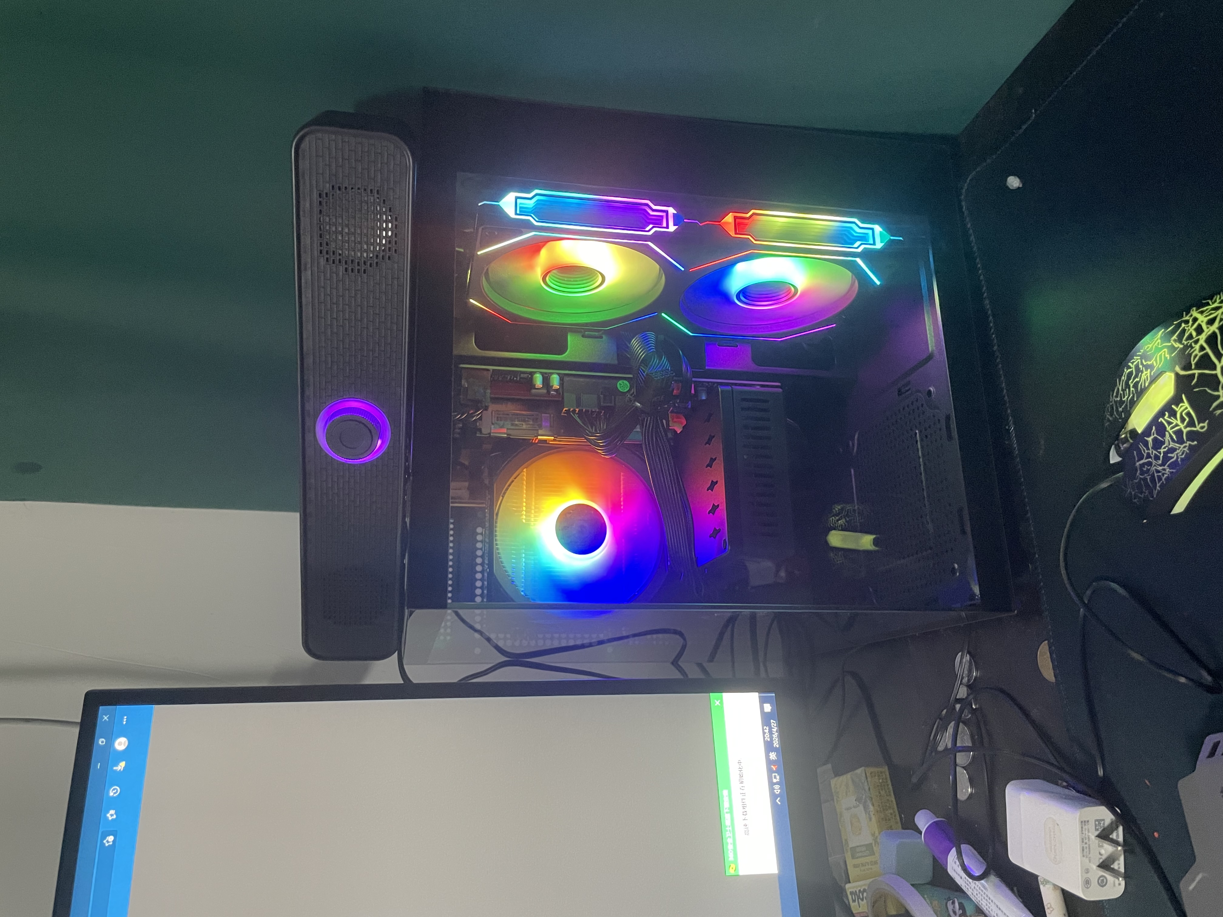 七彩虹18核i9高配RTX5060/5050电脑全套i7游戏组装机i5办公设计台式机企业商务电竞网吧RTX3060/3050主机 配置三【i9级12核24线程+RTX3050】 电脑主机+外设礼包【五 实拍图