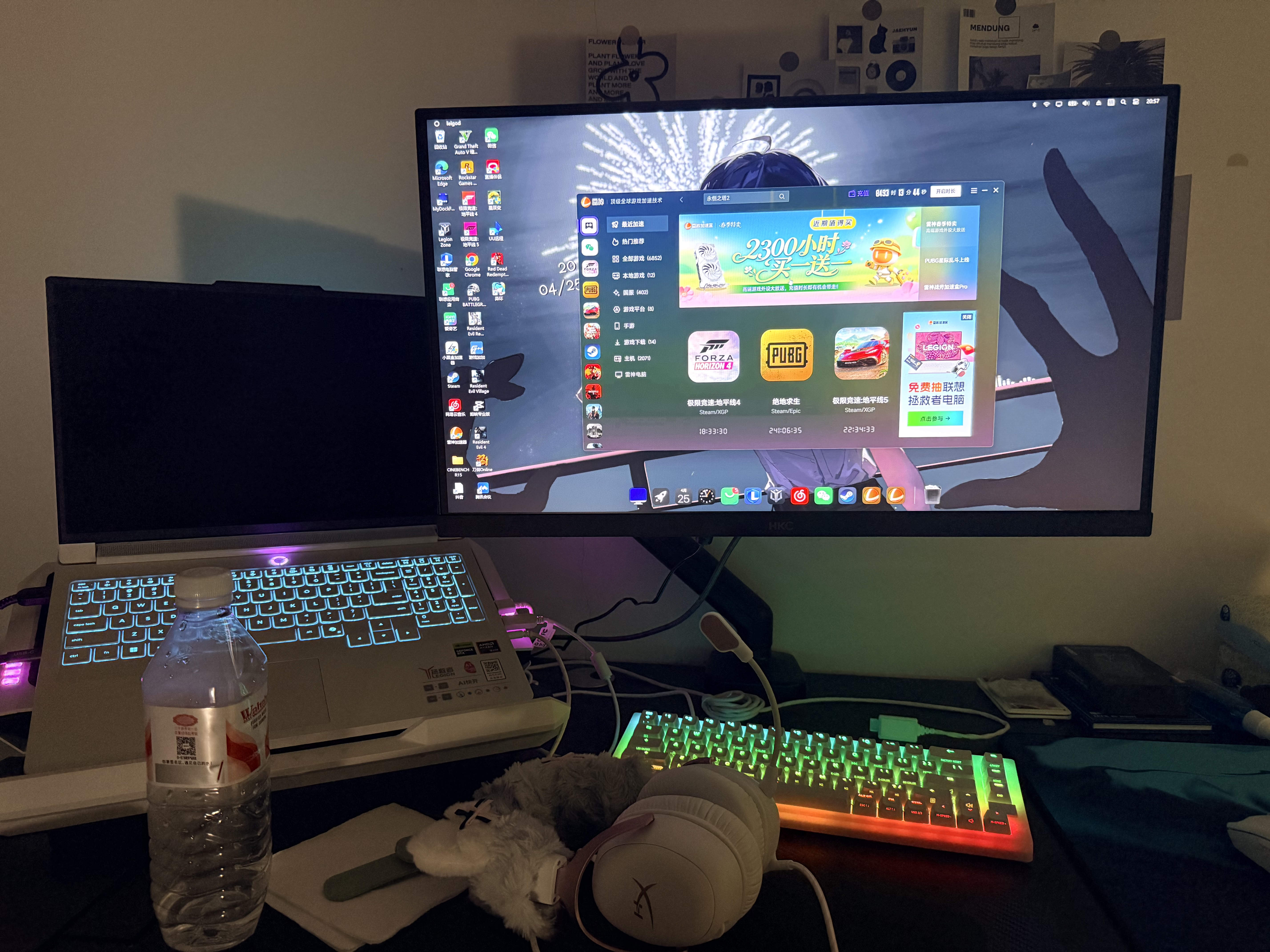 臻火鼠标垫 幽 fps电竞游戏专用大号桌垫 CSGO LOL PUBG APEX 无畏契约 顺滑防水细面 480*400*5 实拍图