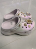 卡骆驰（CROCS）复古虹彩小鲸鱼洞洞鞋外穿厚底凉鞋时尚女鞋沙滩鞋|213220 葡萄冰-5DK 36 /37(230mm) 晒单实拍图