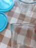 网红咸菜碗玻璃密封罐加厚酱菜盒冰箱保鲜罐小菜泡菜罐分装盒 两只随机装 2个 180ml 实拍图