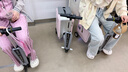 爱尔威（Airwheel）电动行李箱可骑行智能拉杆登机箱可坐可代步20英寸 SX豪华版一粉 实拍图
