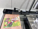 JMRUWN丨洗菜盆5MM瀑布飞雨厨房水槽大单槽数显304不锈钢小米粒 68*45智能集渣款【5.0加厚】耐磨耐刮 实拍图