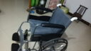 鱼跃(yuwell)轮椅车H051折叠老人轻便旅行手推车钢管免充气胎代步车 实拍图
