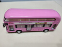 卡威（KIV）合金玩具公交车男孩大号汽车儿童玩具车开门大巴士公共汽车模型 伦敦双层巴士粉-送3人偶6电池 实拍图