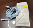 倍思苹果数据线快充充电线适用iPhone14/13/12Pro Max/XR/Xs/11/8手机ipadpro/air2平板车载2米蓝 实拍图