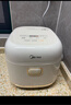 美的（Midea）小碧玉电饭煲2-3人3升0氟陶瓷白玉内胆家用电煮锅煲汤煮粥智能预约多功能一锅多用微压电饭锅RE360 实拍图